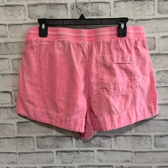 Women’s Universal Thread pink colored linen blend pull on shorts size Large - Picture 2 of 4